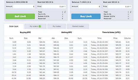 HitBTC Screenshot 2
