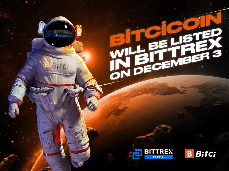 6th International Exchange Agreement From Bitci Technology: BİTCİCOIN WILL BE ON BITTREX GLOBAL AT DECEMBER 3