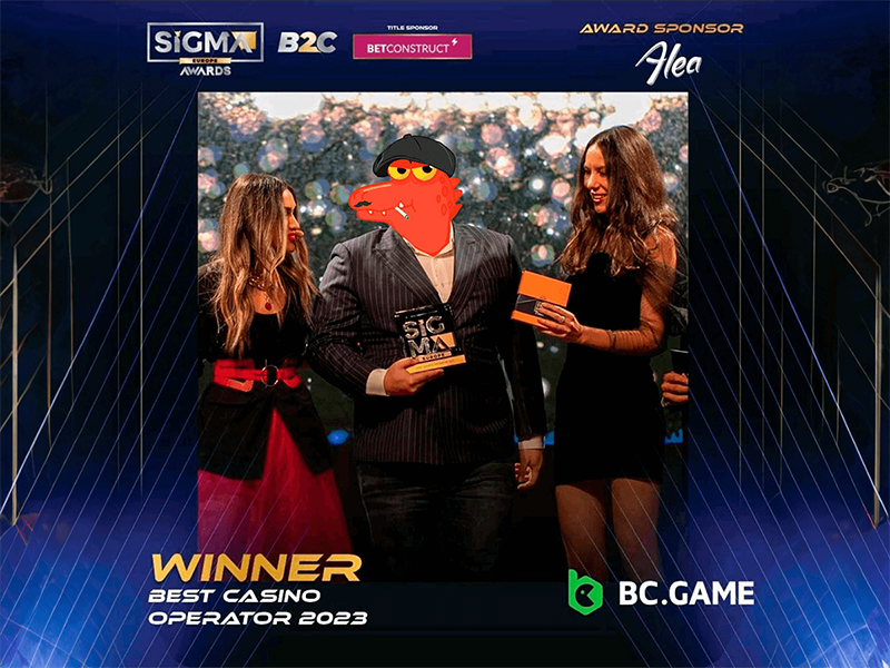 BC.GAME Honored with the Best Casino Operator 2023 Award from SiGMA