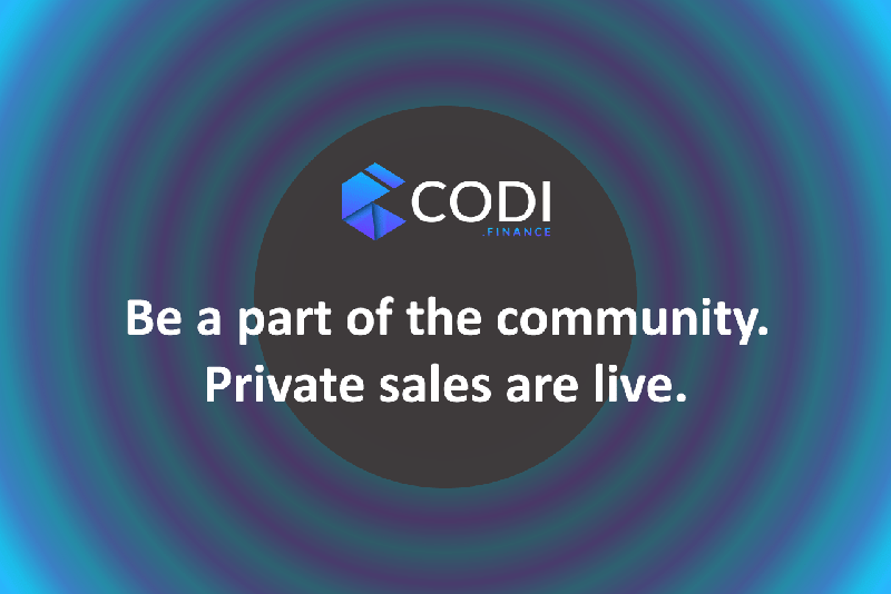 CODI is pleased to announce that the private sale of $CODI has came to a midpoint.