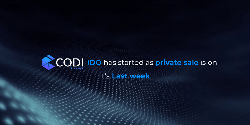 CODI Finance Announces IDO of Native Token $CODI.