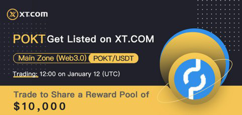 Pocket Network Will be Listed on XT.COM Exchange with a Total $40,000 Prize Pool