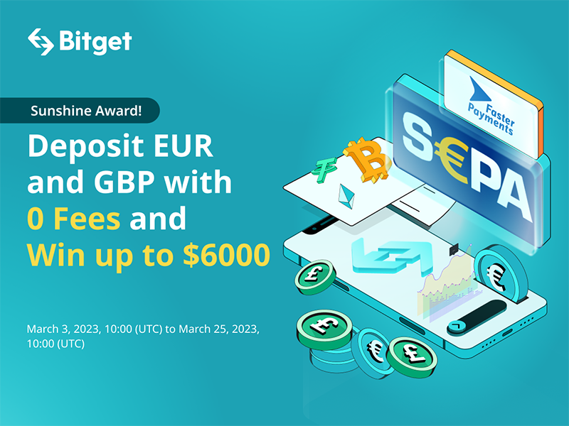 All the benefits of on/off ramp EUR and GBP services at Bitget