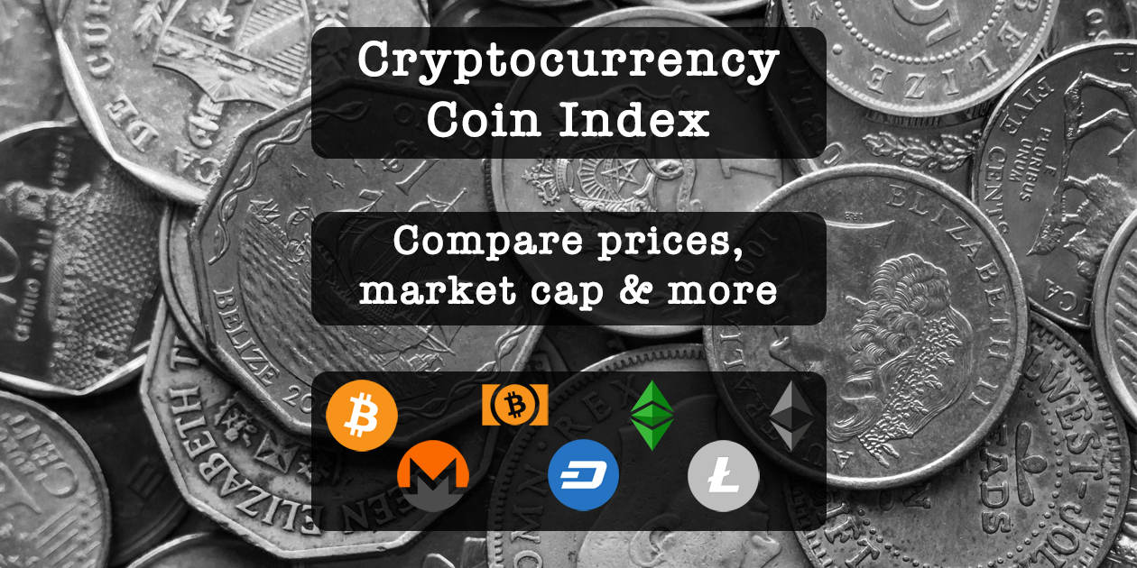 Cryptocurrency Coin Price and Market Cap Index | CryptoRival