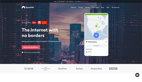 NordVPN Screenshot